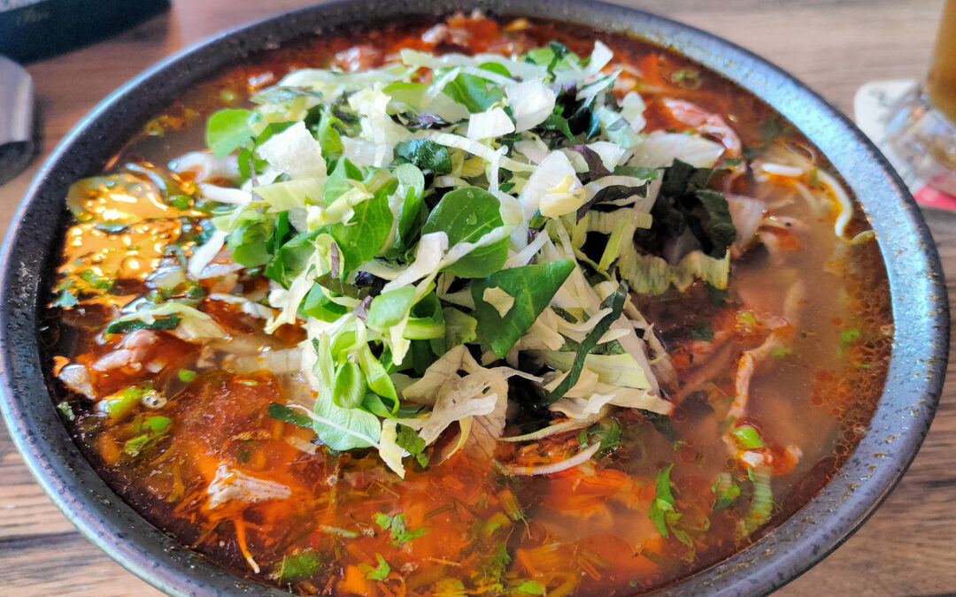 Bún bò Huế at Pho Family