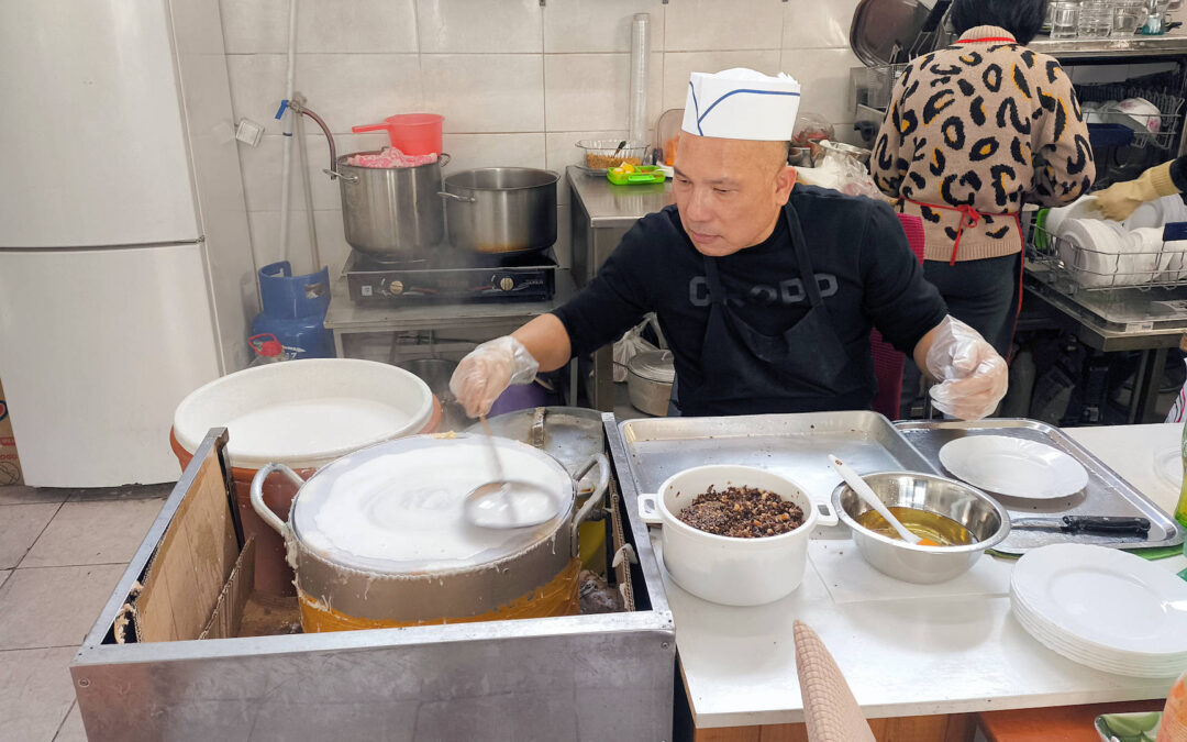 Bánh cuốn nhân thịt at SAPA (‘Restaurant Bánh cuốn Phương Phượng’)